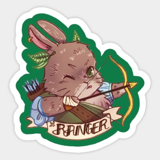 Ranger - TTRPG Buns Series Sticker